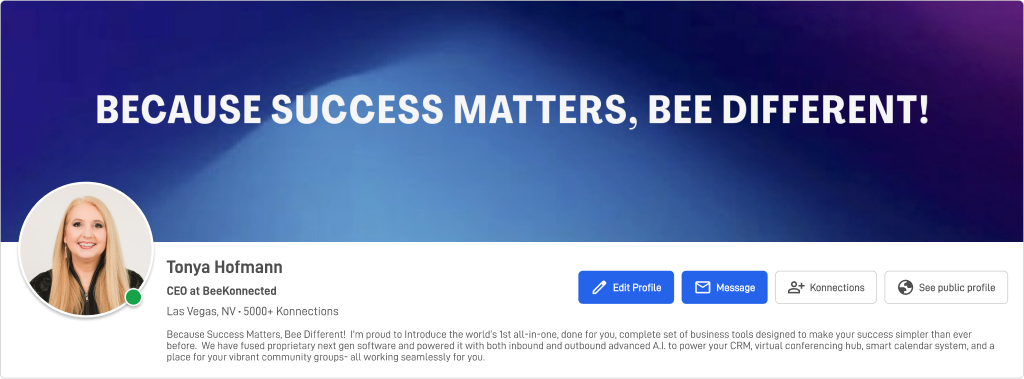 Profile banner